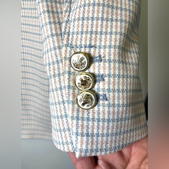 Zara Double Breasted Long Blazer with Notched Lapel Collar  
Size Small - Picture 5 of 7